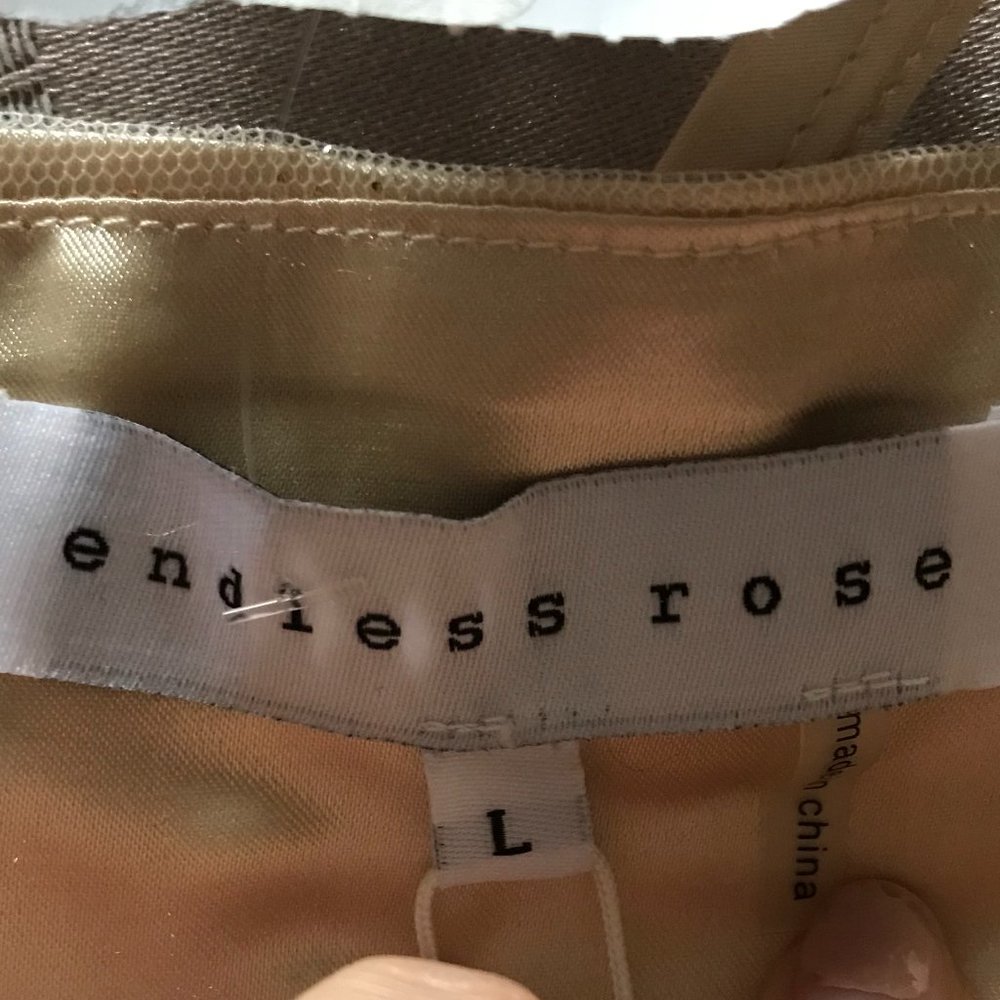 Endless Rose Gold Sparkle Tulle Top (NWT) - Picture 11 of 13